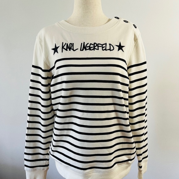 Karl Lagerfeld Sweat Shirt Sz XS - Picture 1 of 3